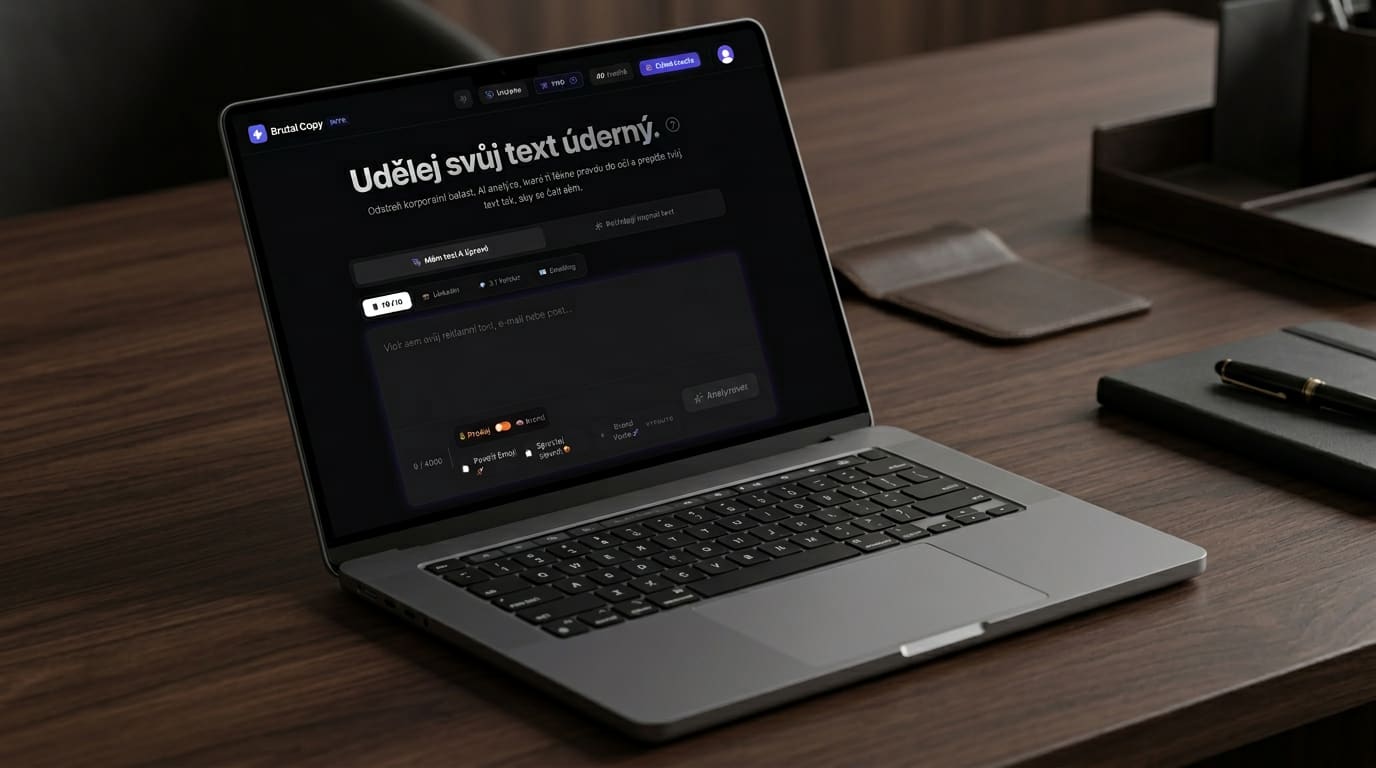 Brutal Copy – AI nástroj pro analýzu a generování textů na sociální sítě