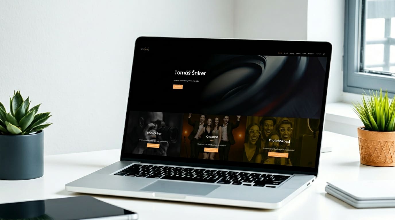 Webová prezentace fotografa – ukázka práce pro klienta Photo Šnírer. Realizace od DDBros.